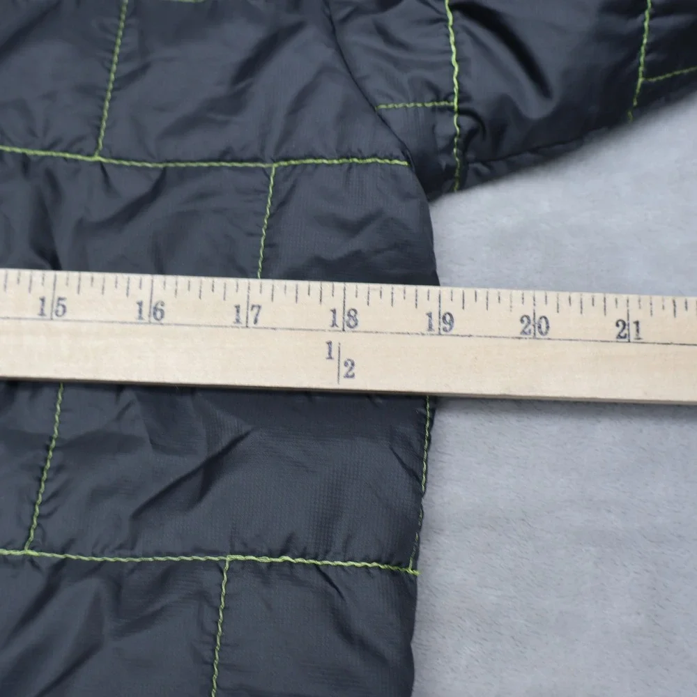 Patagonia Nano Puff Jacket Kids XL 14 Gray Insulated Light Pack Quilted Full Zip